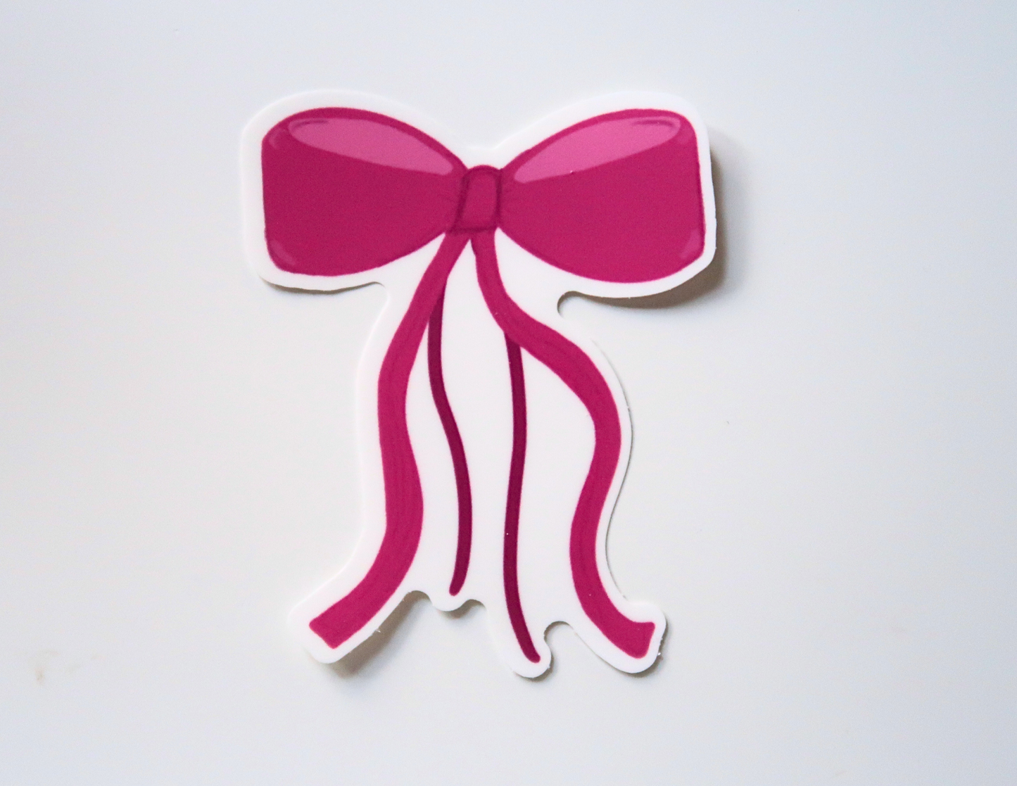 PINK BOW STICKER