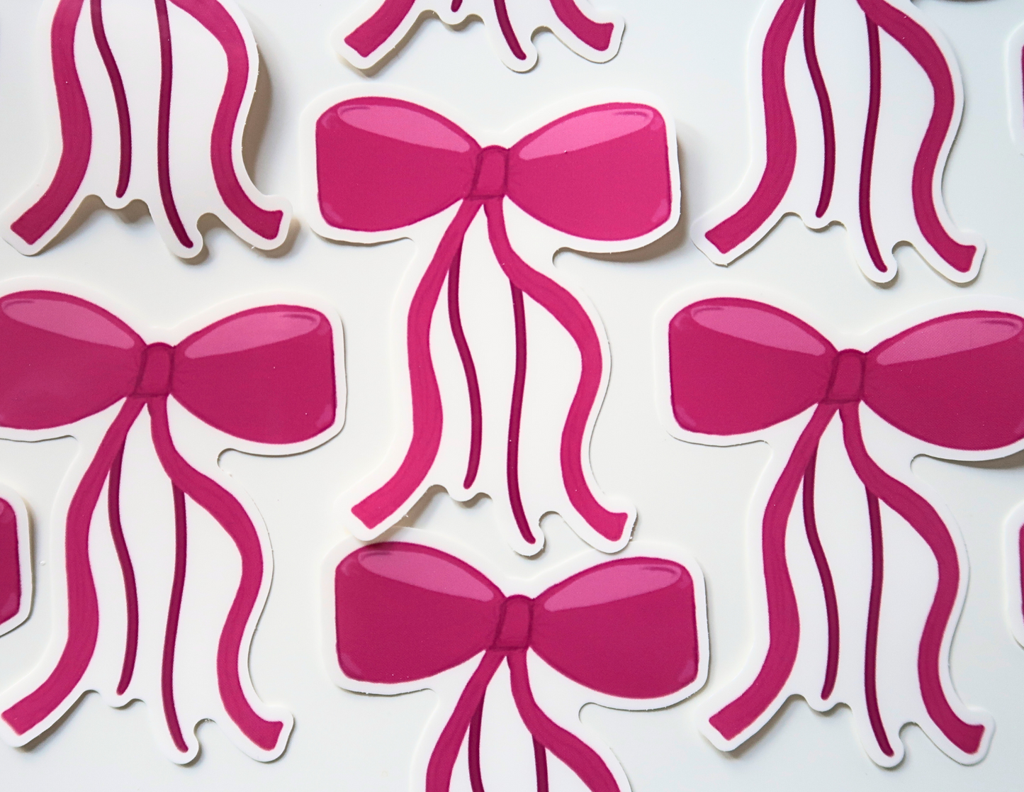 PINK BOW STICKER